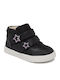 Παιδικά Sneakers High με Σκρατς Μαύρα