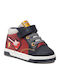 Παιδικά Sneakers High με Σκρατς Πολύχρωμα