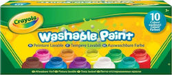 Giochi Preziosi Crayola Washable Paint Set de creioane colorate cu 10 culori 54-1205-E-000