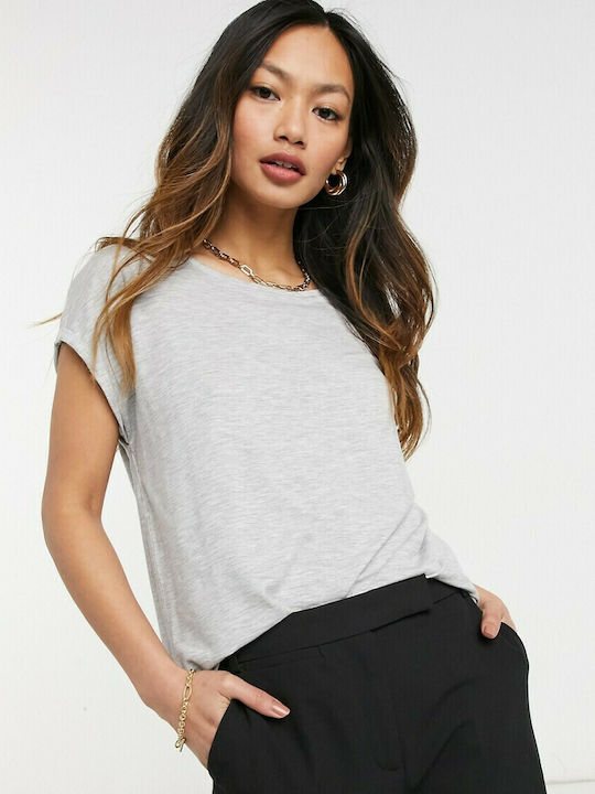 Vero Moda Women's T-shirt Gray