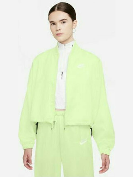 Nike Air Κοντό Γυναικείο Bomber Jacket Lime