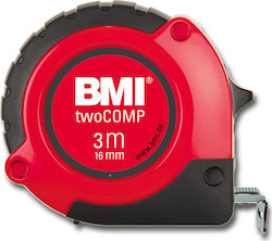 BMI Banda de măsurat cu resetare automată 16mm x 3m