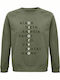 Unisex Sweatshirt, Organic "Pittoyro", Khaki