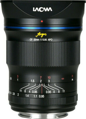 Laowa Crop Φωτογραφικός Φακός Argus 33mm f/0.95 CF APO Σταθερός για Sony E Mount Μαύρος