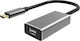 Powertech Converter USB-C male to mini DisplayPort female Gray (PTH-058)