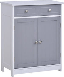 Kleankin 834-275 Ντουλάπι Μπάνιου Ματ Λάκα Λευκό Kleankin 834-275 Ντουλάπι Μπάνιου Ματ Λάκα Λευκό