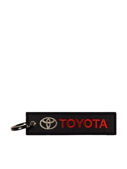 Toyota Μπρελόκ Toyota Υφασμάτινο Μαύρο