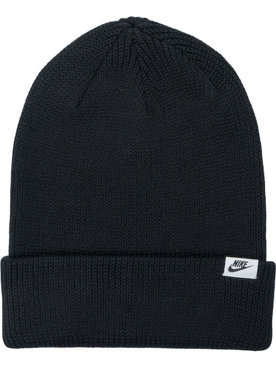 Cuffed Futura Beanie Beanie Knitted in Black color