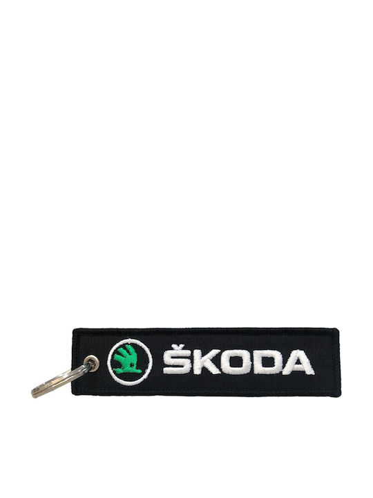 Breloc Skoda Din Țesătură Negru