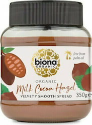 Biona Bio Pralinenaufstrich Επάλειμμα Σοκολάτας Γάλακτος mit Haselnuss 350gr