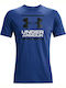 Under Armour GL Foundation Αθλητικό Ανδρικό T-shirt Tech Blue με Λογότυπο