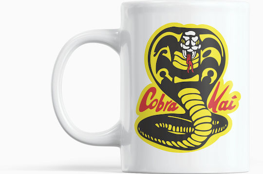 Hybris Cobra Kai Ceramic White Mug