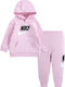 Kids Sweatpants Set Pink 2pcs