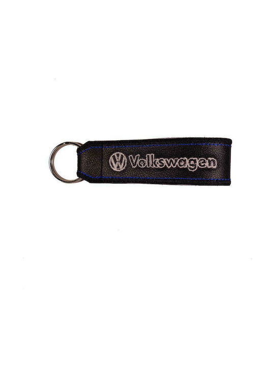 Keychain Volkswagen Piele Negru