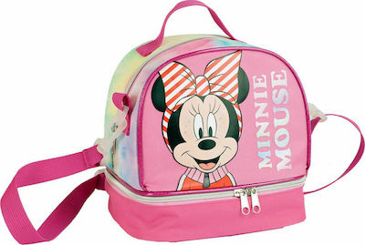 Gim Shoulder Lunch Bag 4.5lt Pink Minnie L20 x W15 x H21cm 340-44220