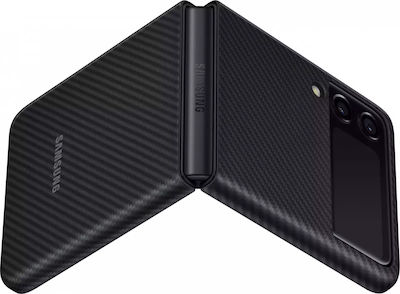 Samsung Original Aramid Cover Coperta din spate Sintetic rezistent Negru (Galaxy Z Flip3 5G) EF-XF711SBEGWW