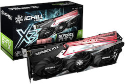 Inno 3D GeForce RTX 3060 Ti 8GB GDDR6 Ichill X3 Red LHR Κάρτα Γραφικών PCI-E x16 4.0 με HDMI και 3 DisplayPort