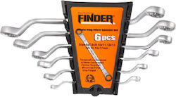 Finder Set 6 Double Polygon Wrench Bent 192049