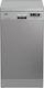 Beko Freistehender Geschirrspüler für 10 Gedecke B44.8xH85cm Inox