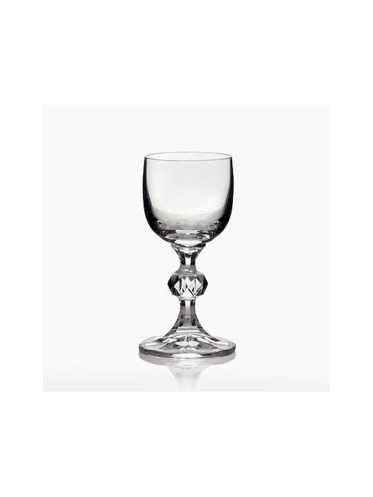 Bohemia Sterna Set of Glasses Liqueur/Ouzo made of Crystal Stemmed 50ml 0414950 6pcs