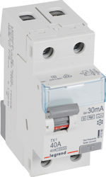 Legrand Ρελέ Διαρροής 2x40A