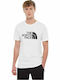 The North Face Ανδρικό T-shirt Λευκό με Λογότυπο