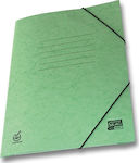 Skag Folder Prespan with Rubber Band for Paper A4 Green Economy