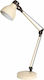 Rabalux Carter Office Lighting with Swing Arm for E14 Bulb Base in Beige Color