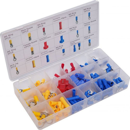 Kraft & Dele Insulated Terminal Kit 160pcs KD-10487