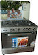 Din Gas 9905 SF Gasherd 115Es B90cm. Inox