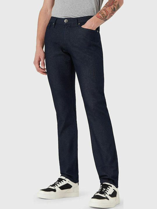 Emporio Armani Trousers Suit in Slim Fit Navy Blue