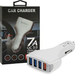Vega Faston Car Charger with Ports 4xUSB-A Vega Faston Car Charger with Ports 4xUSB-A
