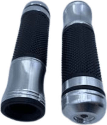 Xinli Motorcycle Grips with Handlebar Counterweights XL-280-J in Silver Colour