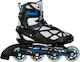 Playlife Uno Black 80 Adult Inline Rollers Multicolour