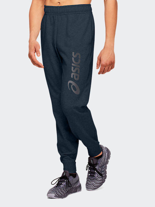 ASICS Παντελόνι Φόρμας με Λάστιχο Μπλε