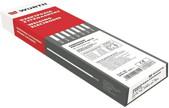 Wurth Ηλεκτρόδια 3.2mm x 350mm 4kg 1τμχ 9500001160