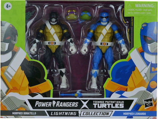 Φιγούρα Δράσης x TMNT: Lightning Collection Morphed Donatello & Morphed Leonardo 2-Pack Power Rangers για 4+ Ετών