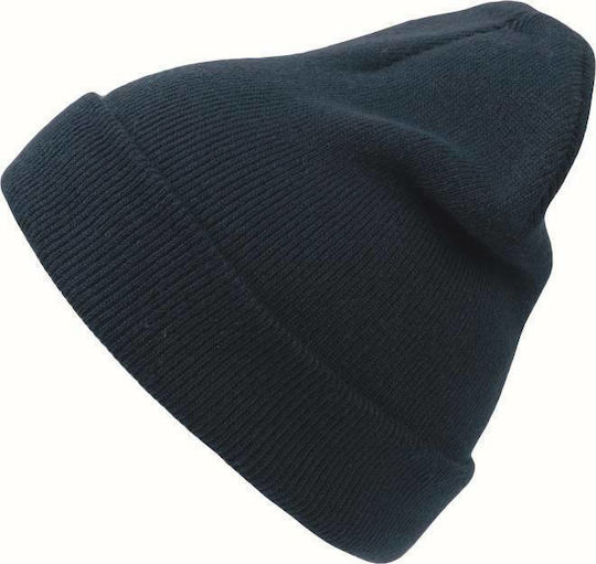 Wind 863 Ανδρικός Beanie Σκούφος σε Μαύρο χρώμα