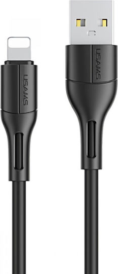 Usams U68 USB-A zu Lightning Kabel Schwarz 1m (SJ500USB01)