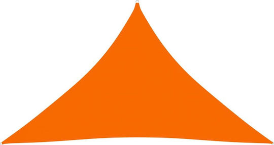 vidaXL Триъгълник Shade Sail Оранжев С парчета & с PU покритие 3.5x3.5m изработен от плат Oxford