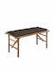 Bench Outdoor Bamboo with Pillows 118x38x45cm