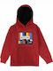 Kids Sweatshirt with Hood and Pockets Red