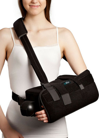 E-Life Bracing Сплит Абдукция Имобилизация За рамо в Черен Цвят E-AR011
