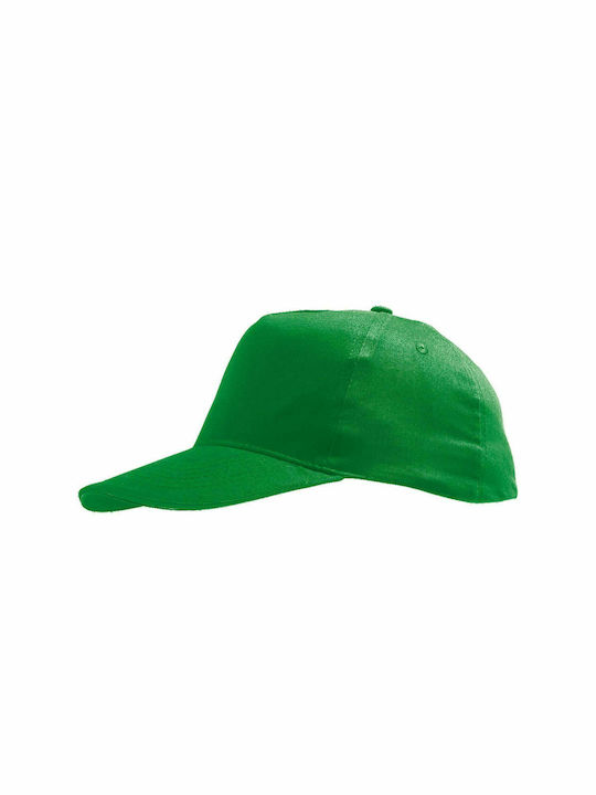 Sol's Kids' Hat Jockey Fabric Green