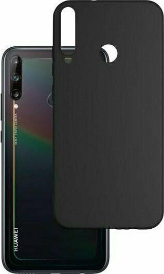 3MK Matt Back Cover Σιλικόνης Μαύρο (Huawei P40 Lite E)