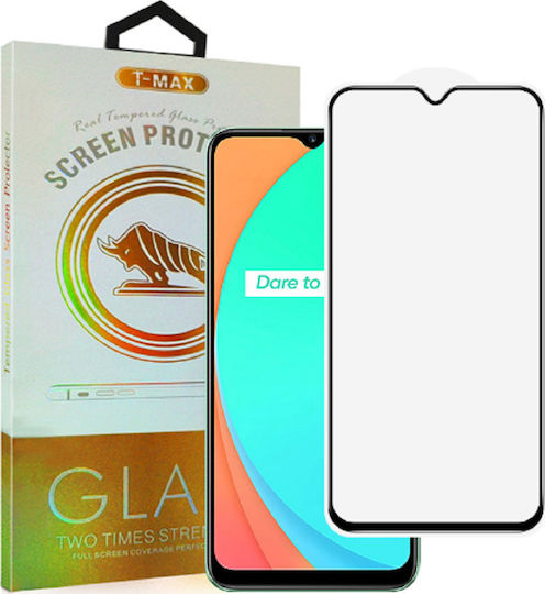 T-Max Adeziv complet Full Face Tempered Glass (Realme C11)