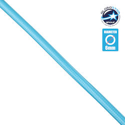 GloboStar Υφασμάτινο Καλώδιο 2x0.75mm² σε Γαλάζ...