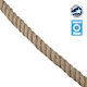 GloboStar Fabric Cable 2x0.75mm² in Beige Color...
