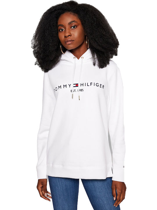 Tommy Hilfiger Μακρύ Γυναικείο Φούτερ με Κουκού...