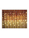100 Lights LED 3.4m. Warm White type Curtain 1pcs